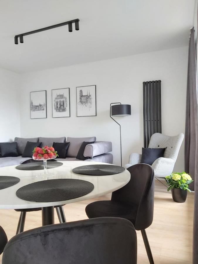 Apartament 150 Zaspa Vvita Z Prywatnym Ogrodem I Tarasem Gdańsk Exterior foto