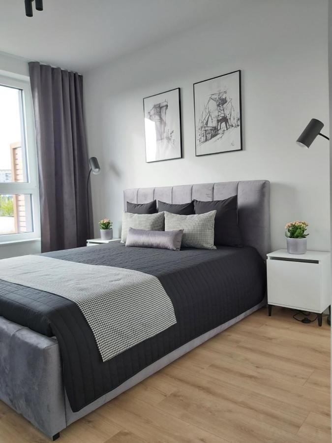 Apartament 150 Zaspa Vvita Z Prywatnym Ogrodem I Tarasem Gdańsk Exterior foto